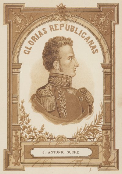 Antonio José de Sucre, líder político y militar venezolano de Spanish School